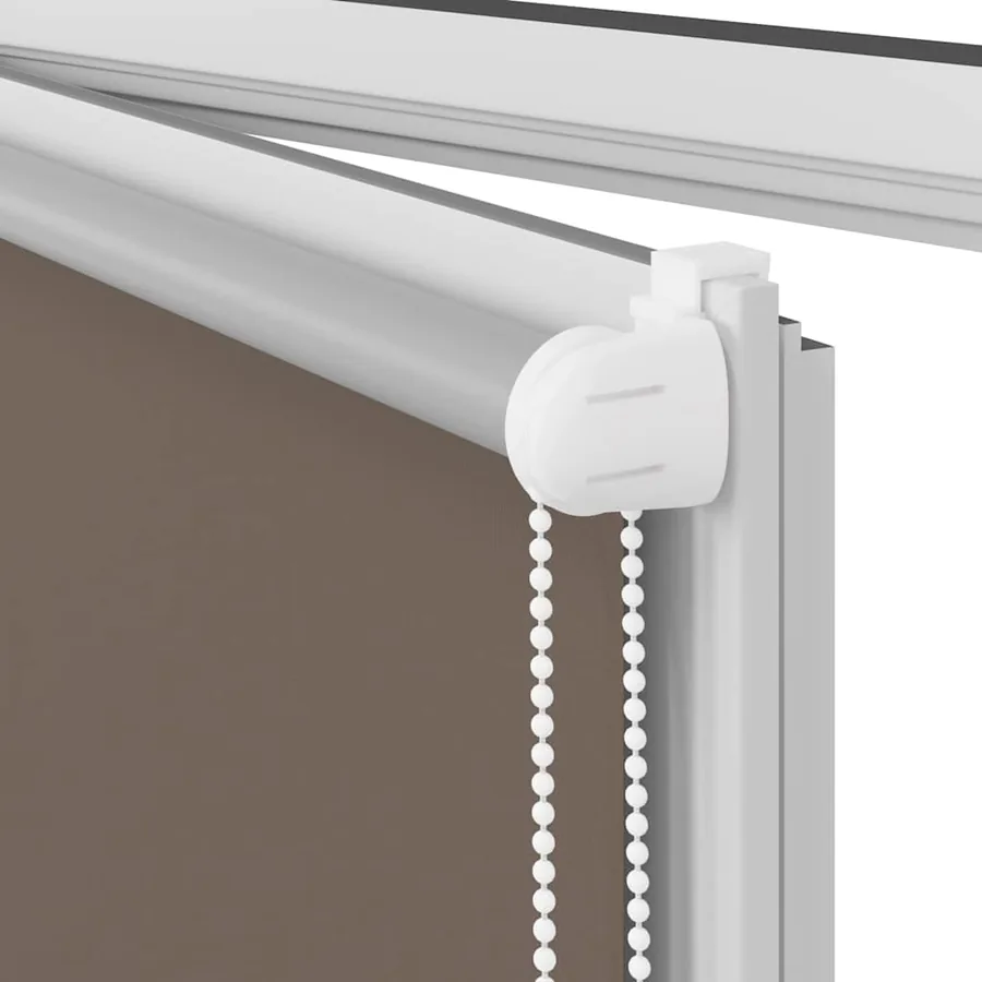 Store enrouleur occultant 84,4 x 230 cm, largeur du tissu 80 cm, couleur café - 12