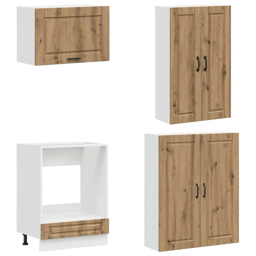 Unité de cuisine PORTO 8 pcs Chêne artisanal Bois d'ingénierie - 4