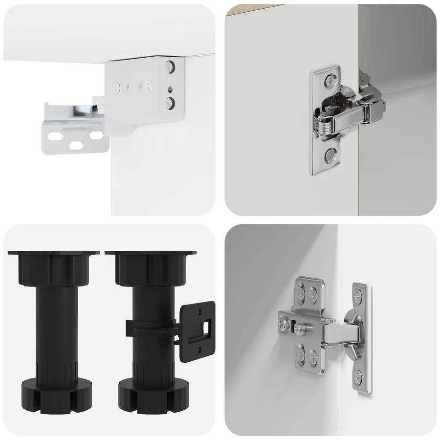 Unité de cuisine KALMAR 8 pcs Chêne Sonoma Bois d'ingénierie - 5