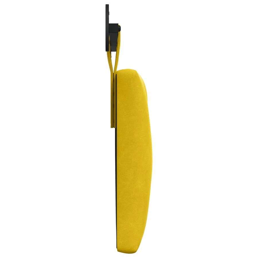 Tête de lit suspendue Avec lumière LED Jaune Velours - 6