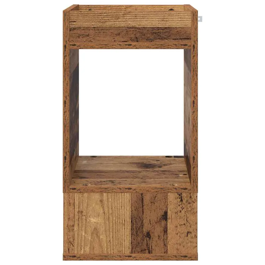 Table d'appoint Bois ancien 30 x 30 x 56 cm Bois d'ingénierie - 5