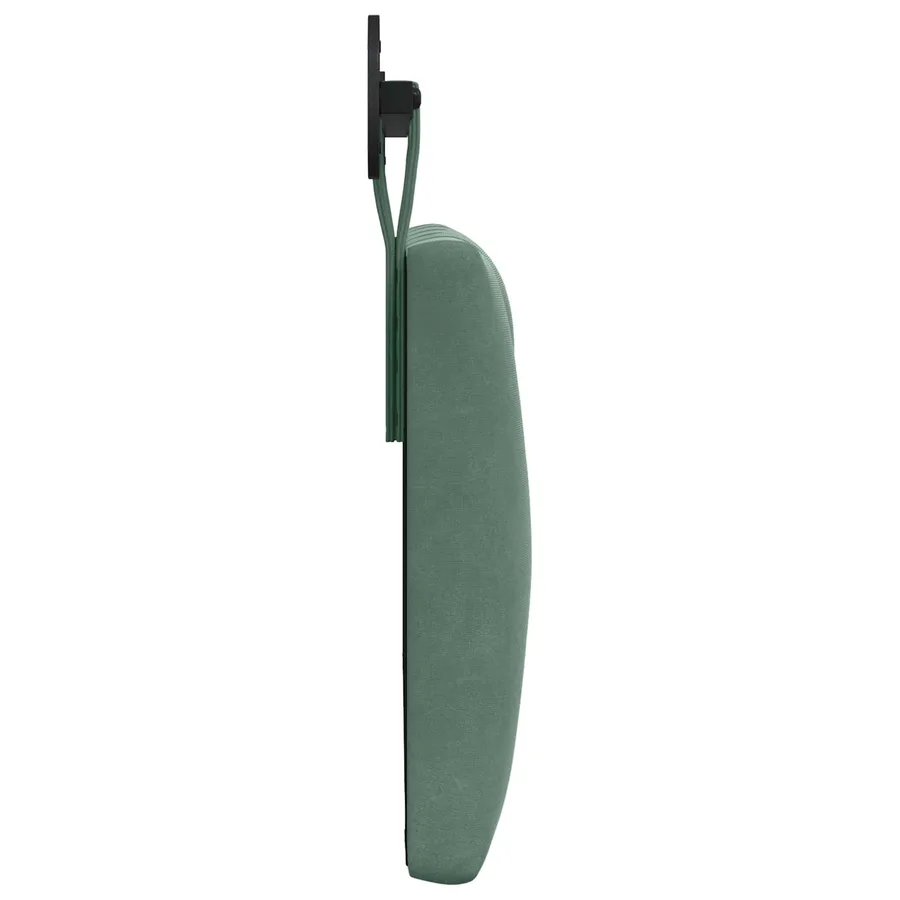 Tête de lit suspendue Avec lumière LED Vert Mer Velours - 6