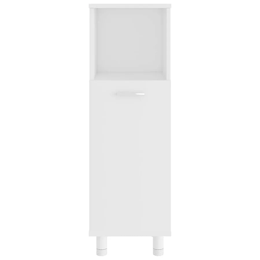 Ensemble de meubles de bain 3 pcs Blanc Bois d'ingénierie - 10