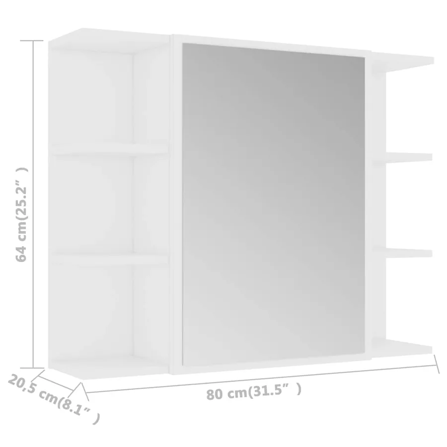 Ensemble de meubles de bain 3 pcs Blanc Bois d'ingénierie - 17