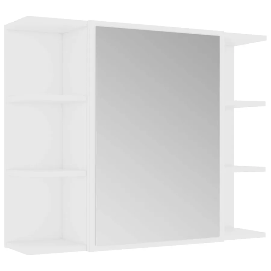 Ensemble de meubles de bain 3 pcs Blanc Bois d'ingénierie - 3
