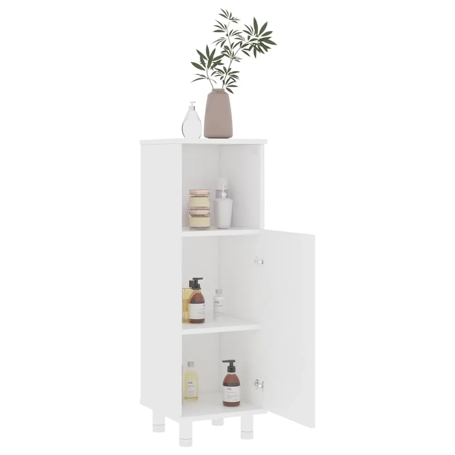 Ensemble de meubles de bain 3 pcs Blanc Bois d'ingénierie - 8