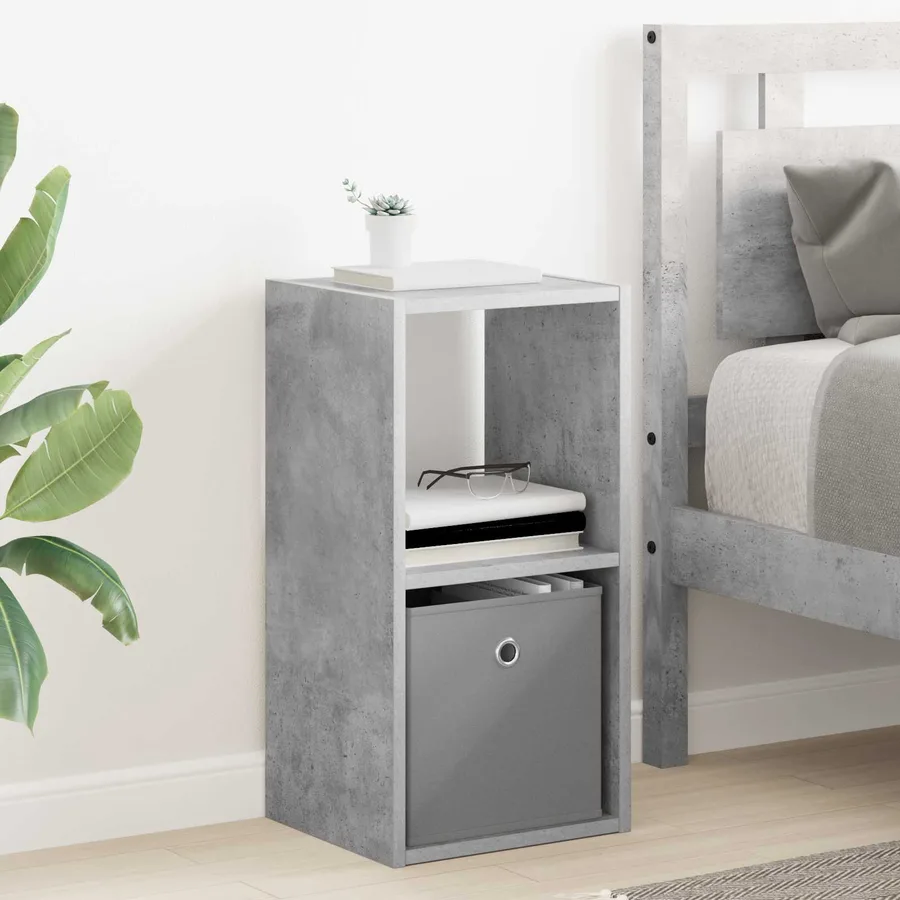 Table de chevet 2 pcs Gris béton 30,5 x 27 x 59,5 cm - 4