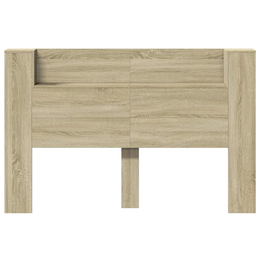 Cabinet de Tête de Lit avec LED Sonoma 160 x 16,5 x 103,5 cm - 5