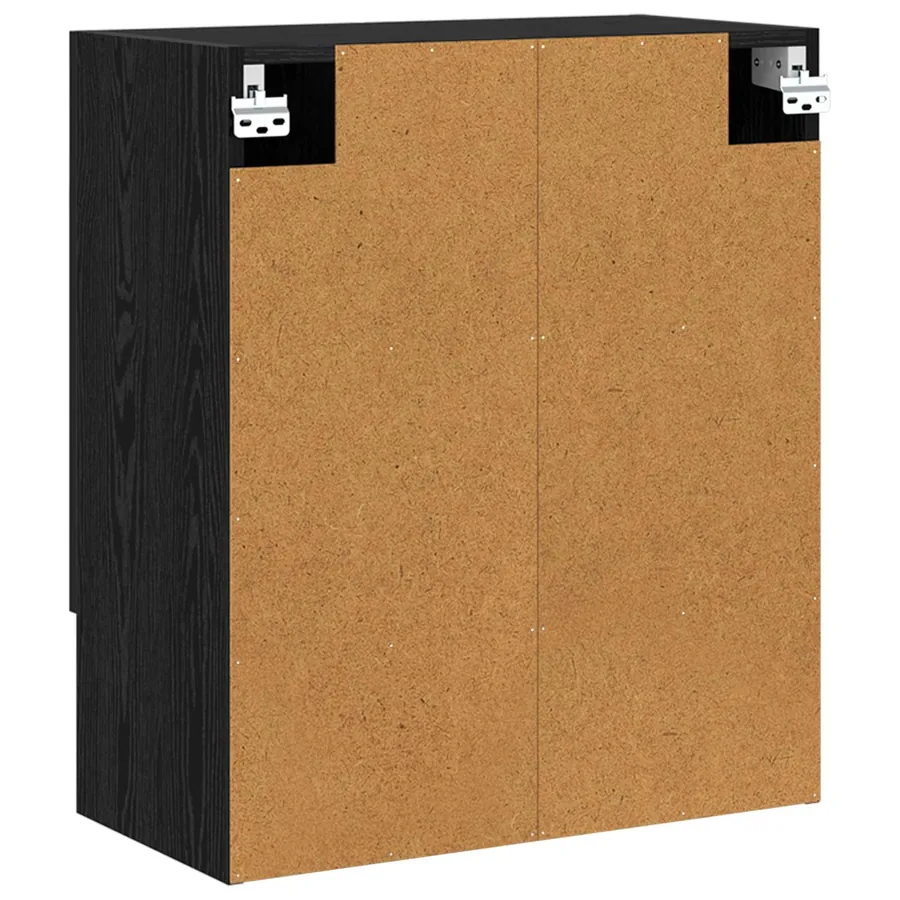Meuble mural Chêne noir 60 x 31 x 70 cm Bois d'ingénierie - 7