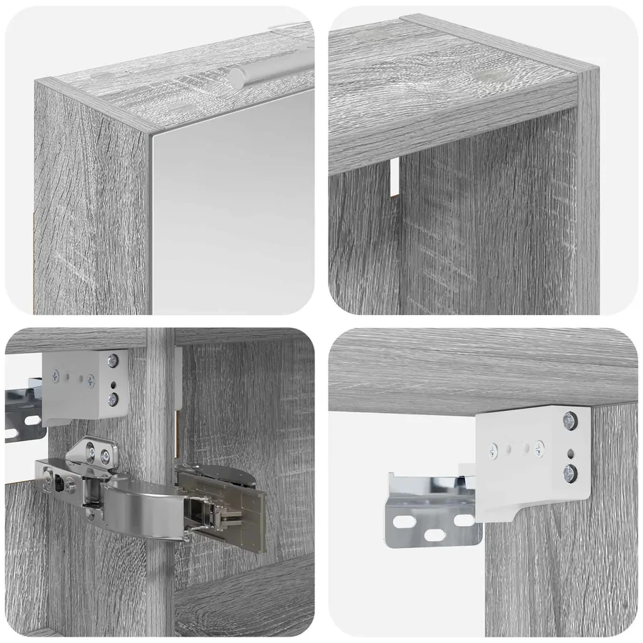 Ensemble de Meubles de Salle de Bain 3 pcs 140 x 14,5 x 70 cm - 10