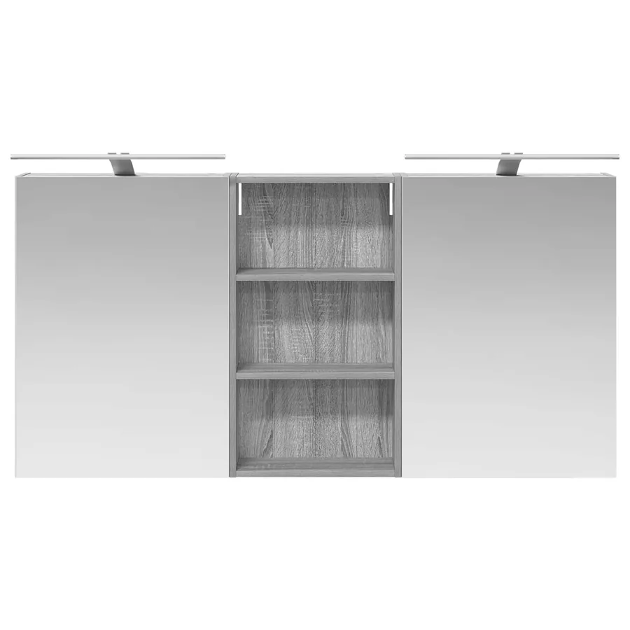 Ensemble de Meubles de Salle de Bain 3 pcs 140 x 14,5 x 70 cm - 6