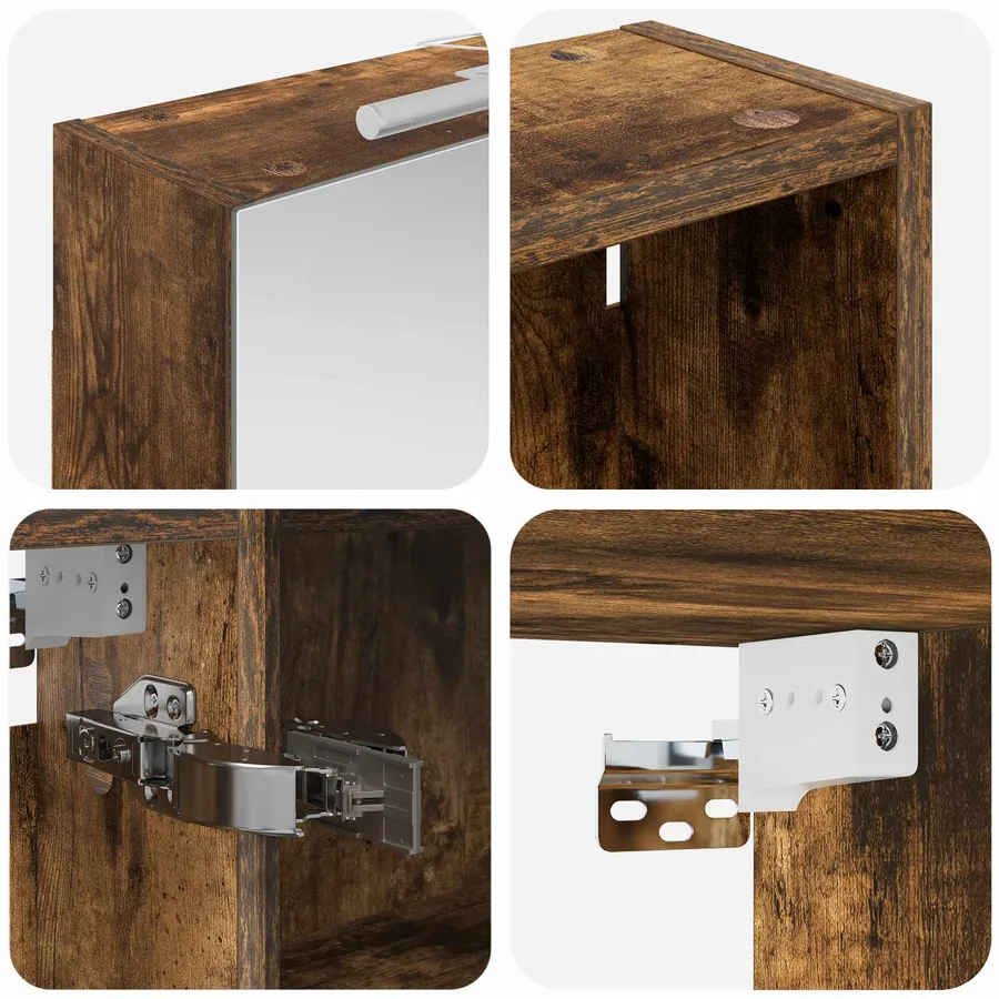 Ensemble de Meubles de Salle de Bain 3 pcs 120 x 14,5 x 70 cm - 10