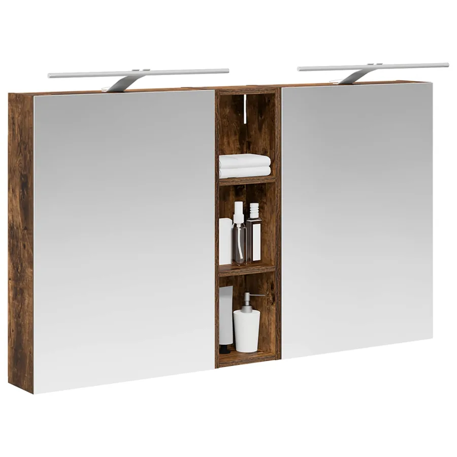 Ensemble de Meubles de Salle de Bain 3 pcs 120 x 14,5 x 70 cm - 3