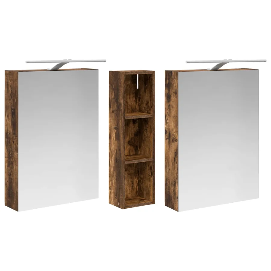 Ensemble de Meubles de Salle de Bain 3 pcs 120 x 14,5 x 70 cm - 5
