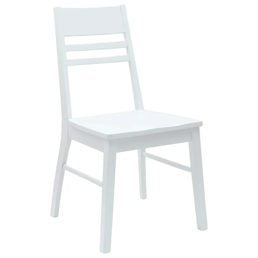 Chaises de salle à manger 2 pcs Blanc 43 x 54 x 89 cm - 4