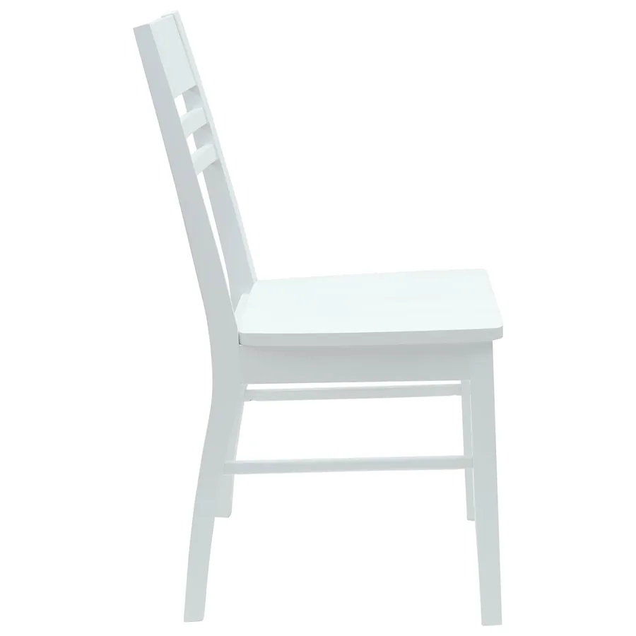 Chaises de salle à manger 2 pcs Blanc 43 x 54 x 89 cm - 6