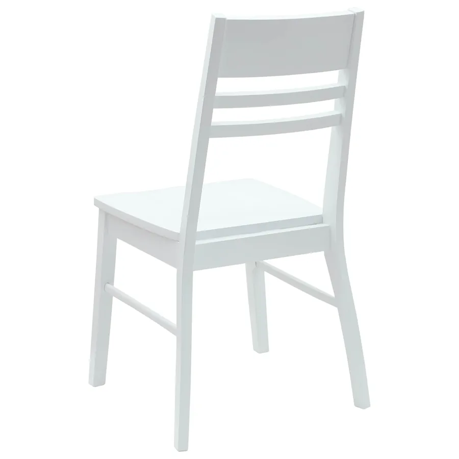 Chaises de salle à manger 2 pcs Blanc 43 x 54 x 89 cm - 7