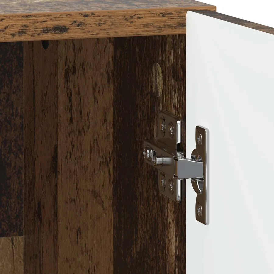 Cabinet de chevet 2 pcs Bois ancien 43 x 34,5 x 50 cm - 11