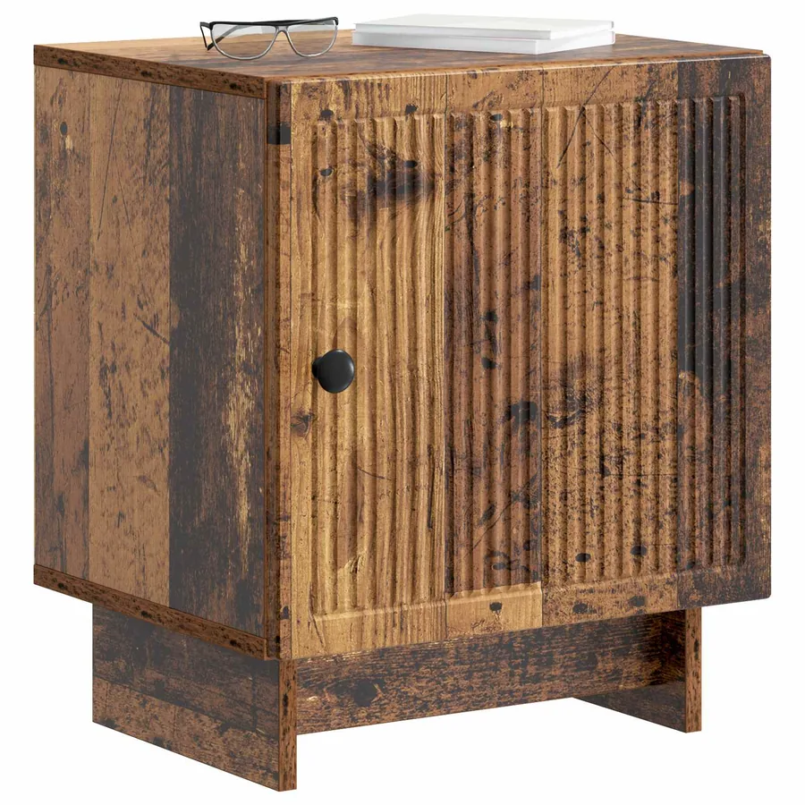 Cabinet de chevet 2 pcs Bois ancien 43 x 34,5 x 50 cm - 3
