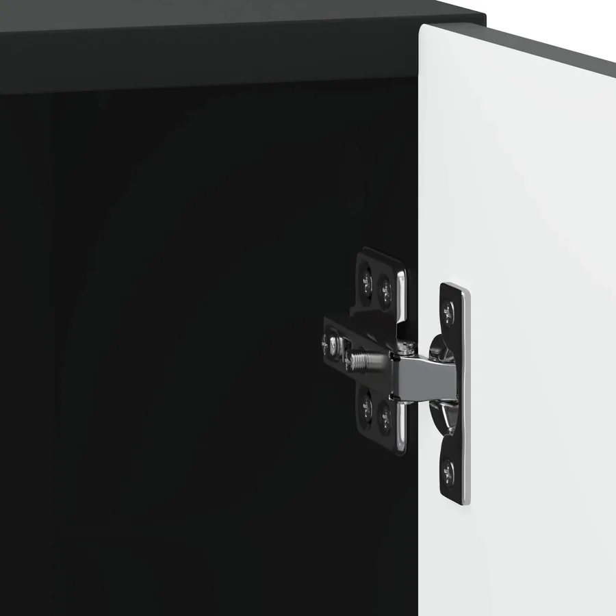 Cabinet de chevet 2 pcs Noir 43 x 34,5 x 50 cm - 11