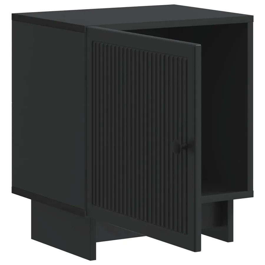 Cabinet de chevet 2 pcs Noir 43 x 34,5 x 50 cm - 6