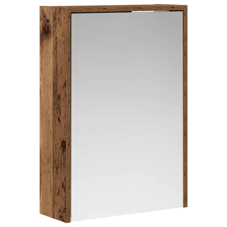Armoire Miroir de Salle de Bain Bois ancien 43 x 16 x 62.5 cm - 2