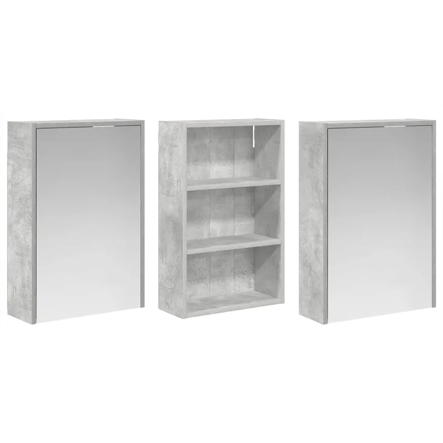 Ensemble de Meubles de Salle de Bain 3 pcs 126 x 16 x 62.5 cm - 5