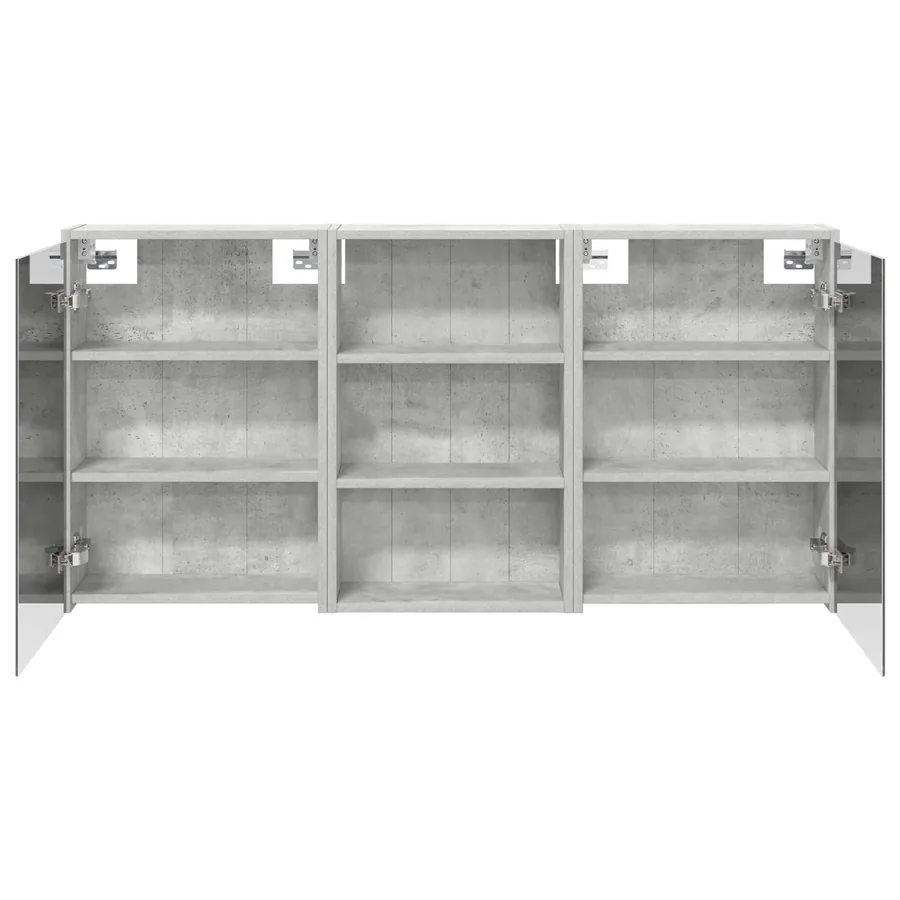 Ensemble de Meubles de Salle de Bain 3 pcs 126 x 16 x 62.5 cm - 7