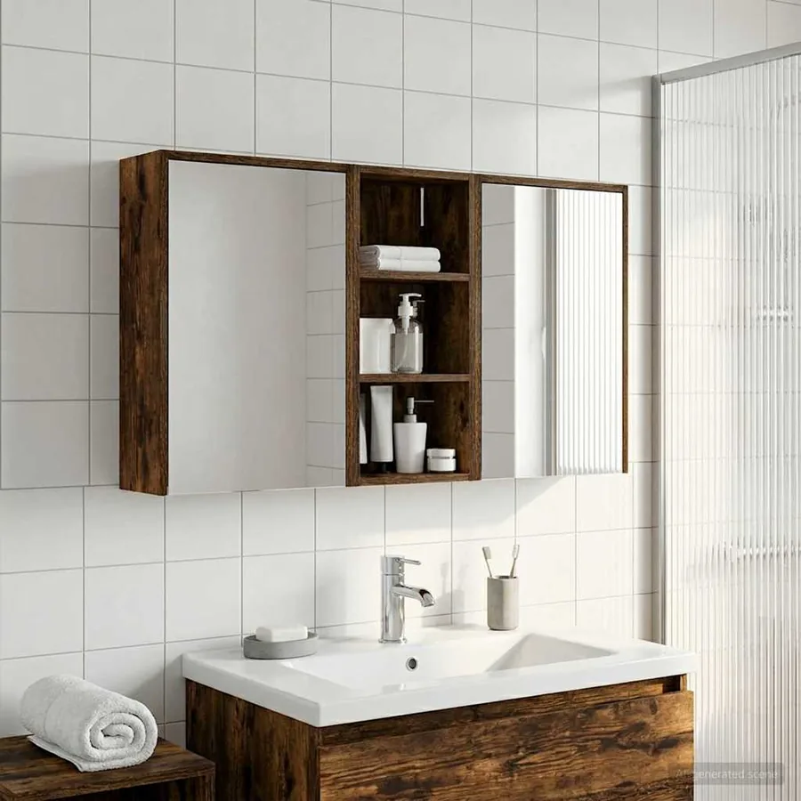 Ensemble de Meubles de Salle de Bain 3 pcs 116 x 16 x 62,5 cm