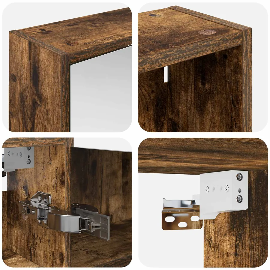 Ensemble de Meubles de Salle de Bain 3 pcs 116 x 16 x 62,5 cm - 10
