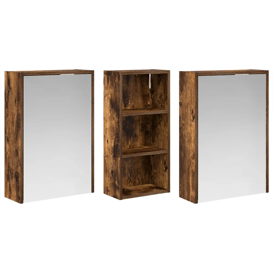 Ensemble de Meubles de Salle de Bain 3 pcs 116 x 16 x 62,5 cm - 5