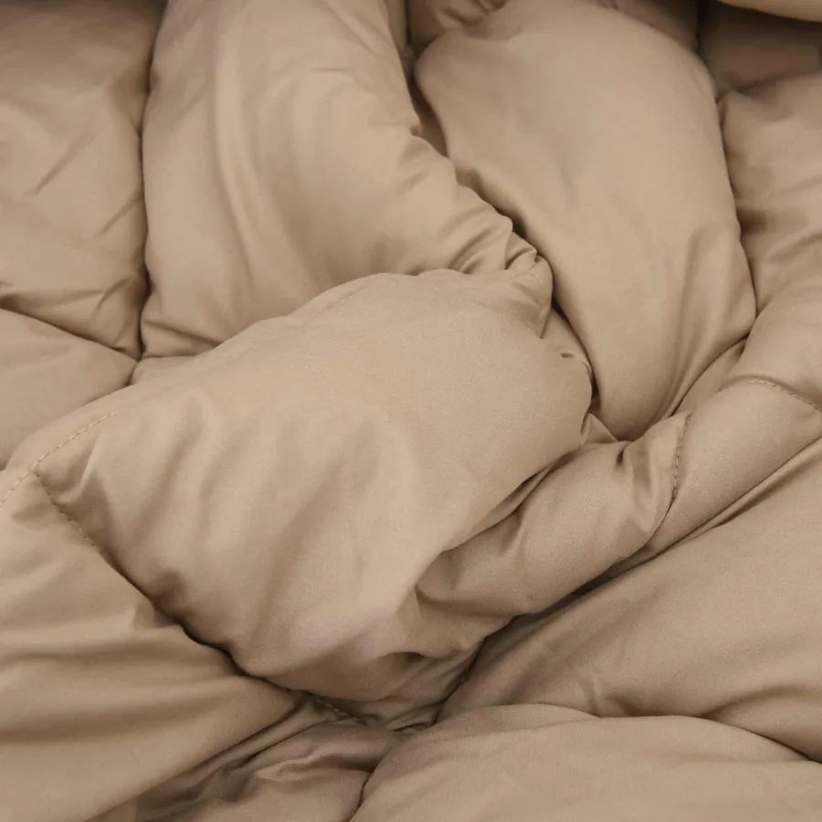 Duvet d'hiver Taupe 135 x 200 cm Microfibre - 6