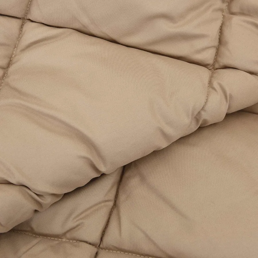 Duvet d'hiver Taupe 135 x 200 cm Microfibre - 7