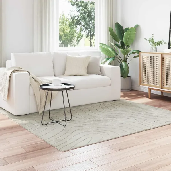 Tapis de surface Carré PALMERAS Vert 200 x 200 cm Polyester
