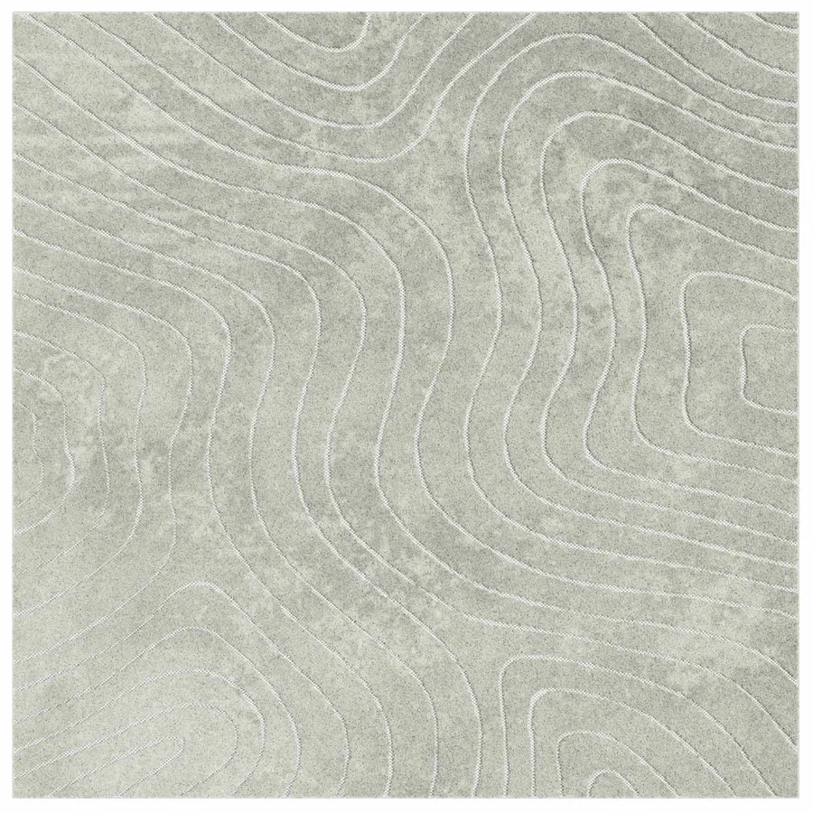 Tapis de surface Carré PALMERAS Vert 200 x 200 cm Polyester - 2