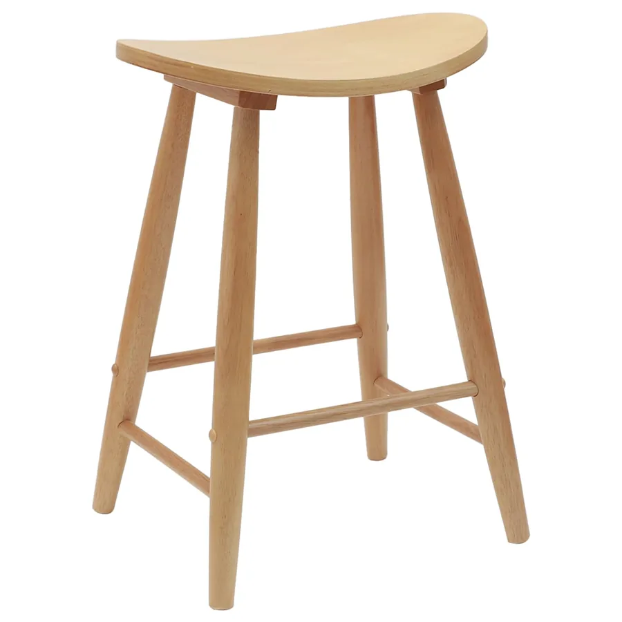 Chaises de salle à manger 2 pcs Naturel 46 x 37 x 63 cm - 4