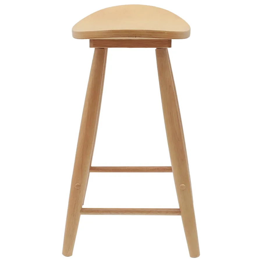 Chaises de salle à manger 2 pcs Naturel 46 x 37 x 63 cm - 6