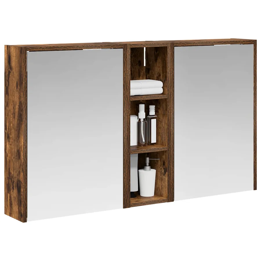 Ensemble de Meubles de Salle de Bain 3 pcs 106 x 16 x 62,5 cm - 3