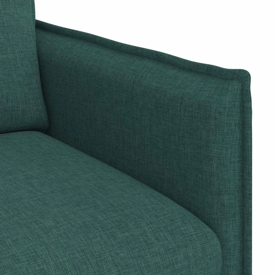 Ensemble de Canapés 2 pcs Vert foncé 196 x 82 x 85 cm Tissu - 6