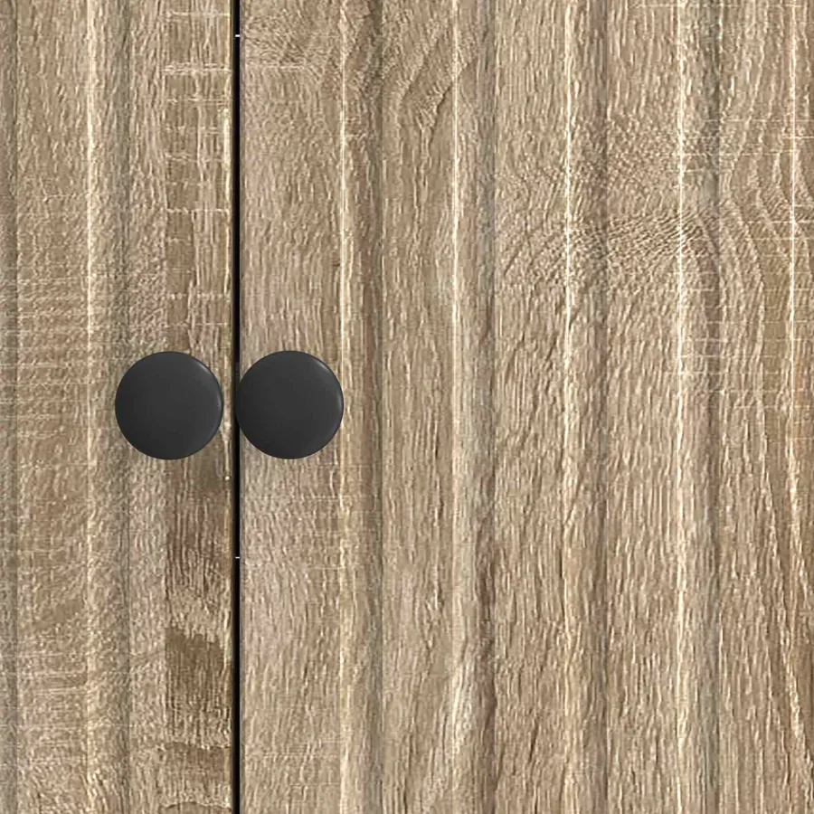 Buffet Chêne Sonoma 89 x 34,5 x 80 cm Bois d'ingénierie - 8