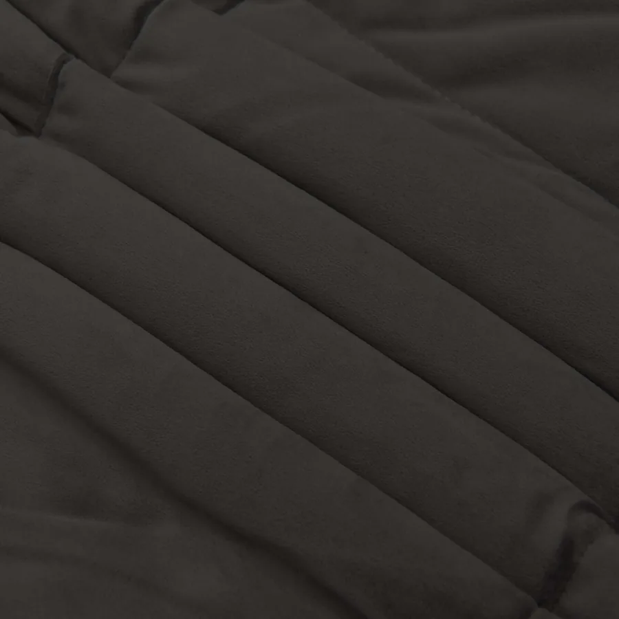 Duvet complet toute l'année Anthracite 155 x 220 cm Microfibre - 7