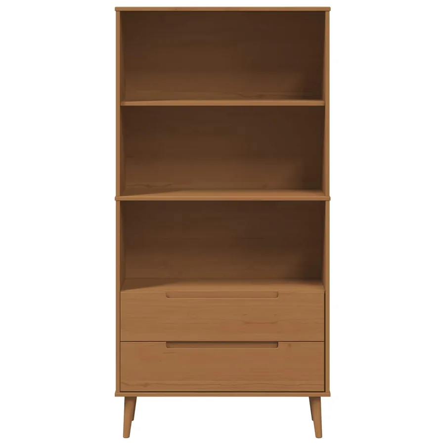 Bibliothèque MOLDE 85 x 35 x 170,5 cm Bois de pin massif - 5