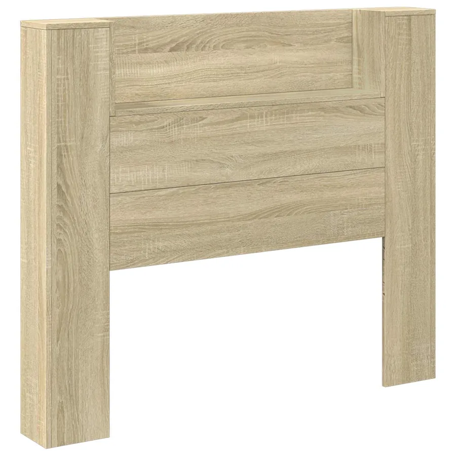 Cabinet de Tête de Lit avec LED Sonoma 120 x 16,5 x 103,5 cm - 2