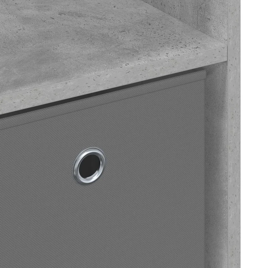 Buffet avec tiroir Gris béton 73,5 x 24 x 69,5 cm - 8