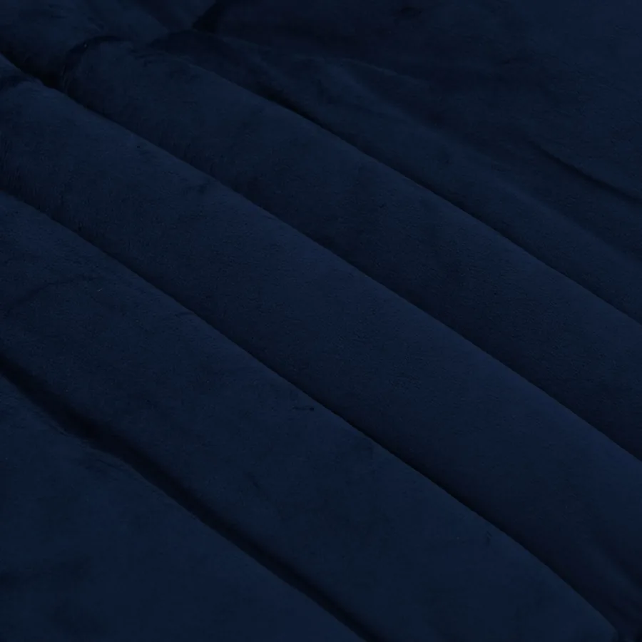 Duvet complet toute l'année Bleu foncé 200 x 200 cm Microfibre - 7