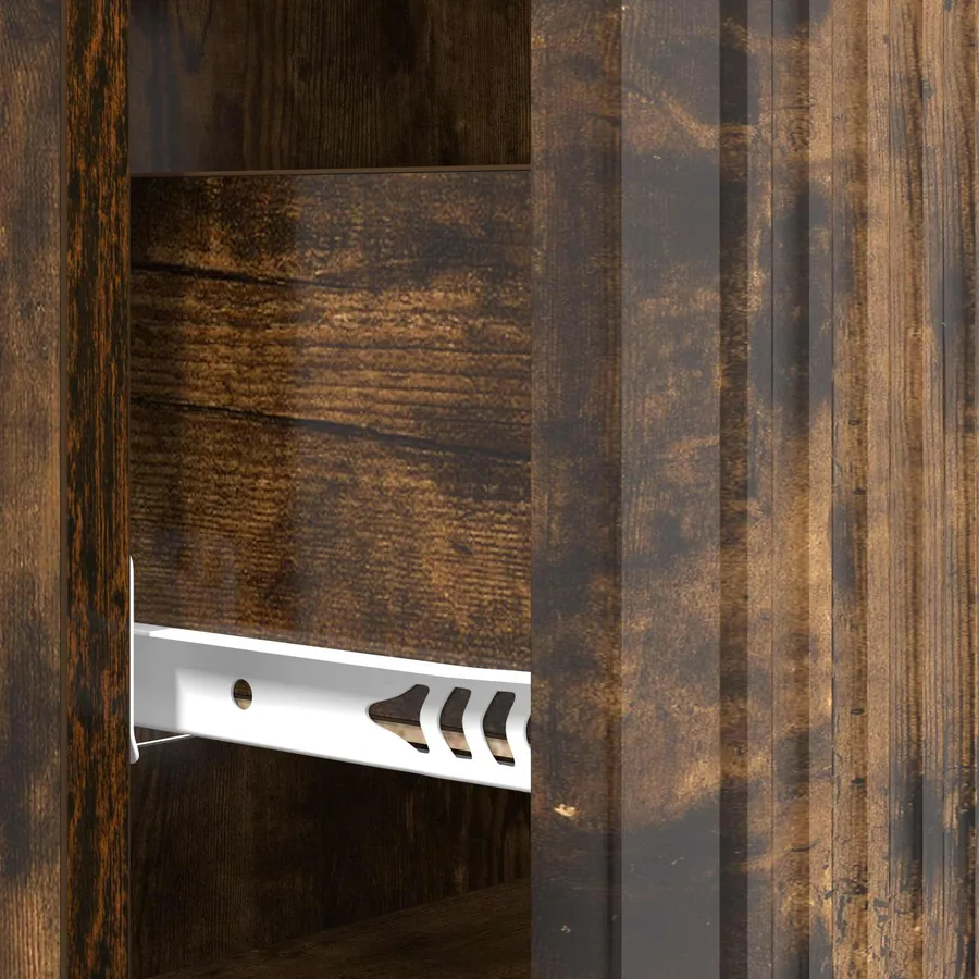 Armoire à tiroirs Chêne fumé 66 x 34,5 x 90 cm - 8