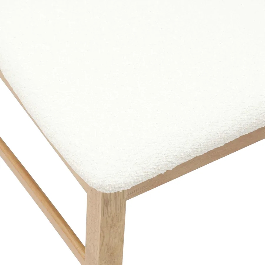 Chaises de salle à manger 2 pcs Naturel 43 x 54 x 89 cm - 9