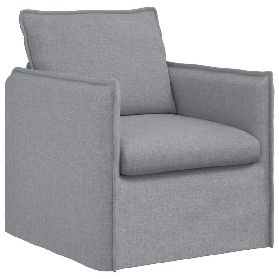 Ensemble de Canapés 2 pcs Gris clair 156 x 82 x 85 cm Tissu - 4