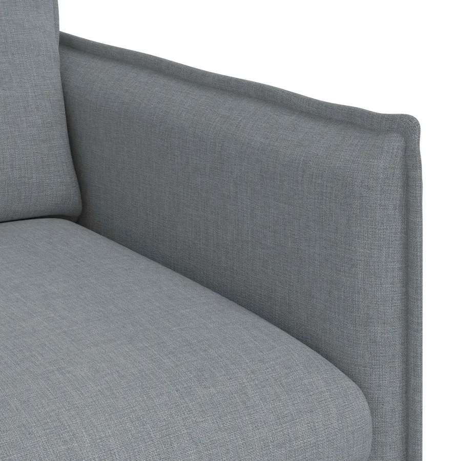 Ensemble de Canapés 2 pcs Gris clair 156 x 82 x 85 cm Tissu - 7
