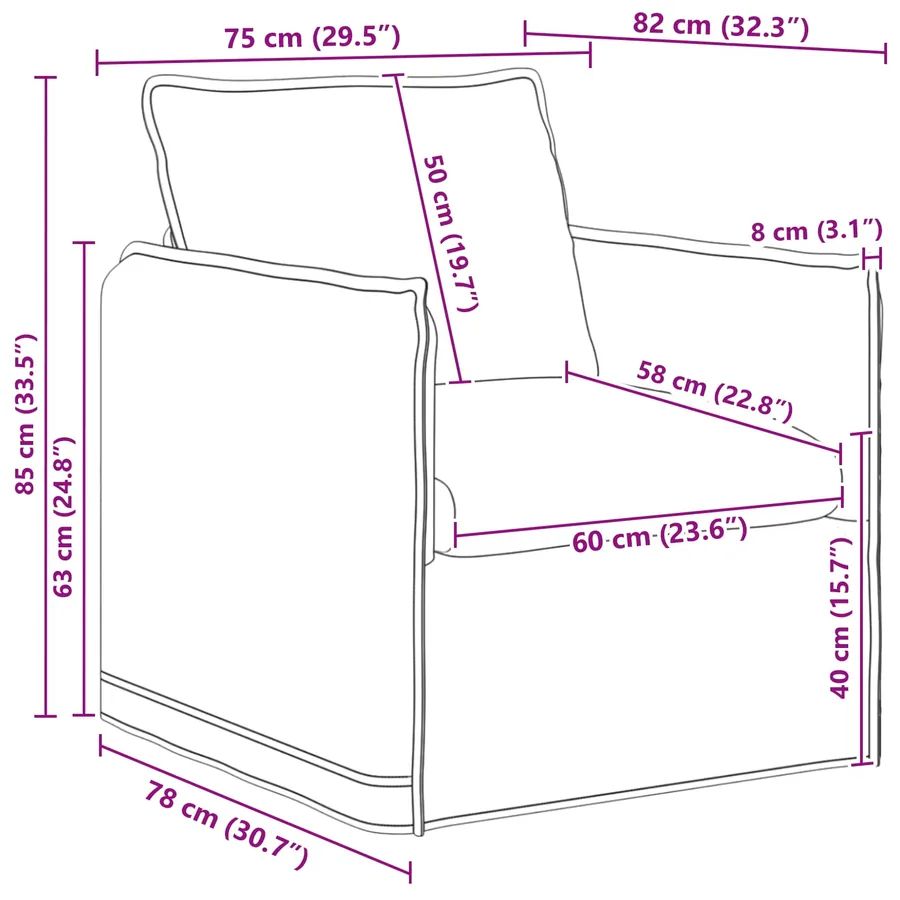 Ensemble de Canapés 2 pcs Gris clair 156 x 82 x 85 cm Tissu - 9
